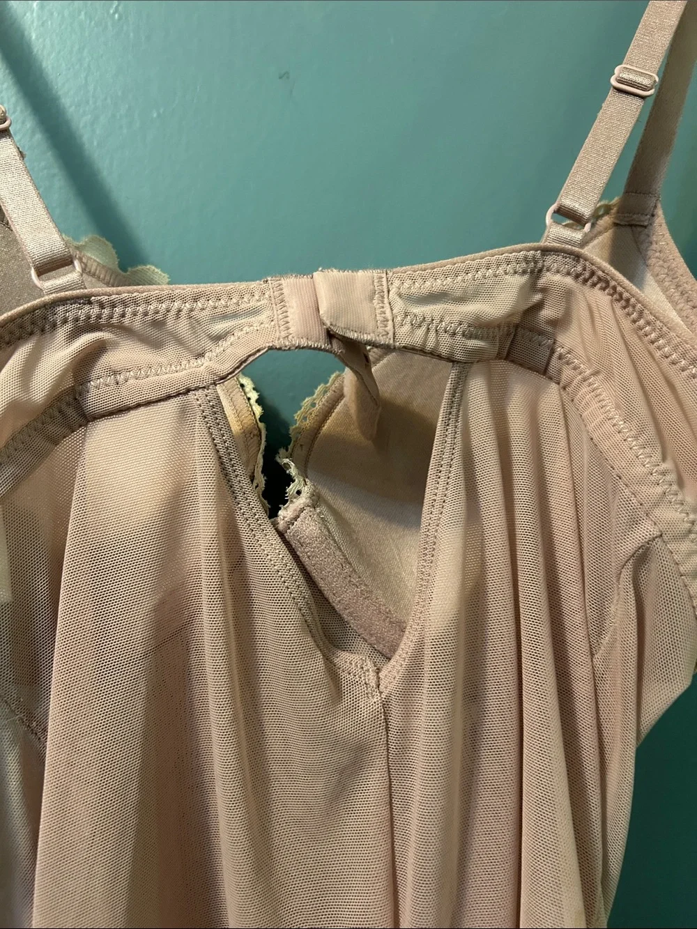 BRAND NEW TAG Size 4 Push-Up Lingerie body suit Pale Pink H&M